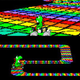 Illustration for article titled The original iMario Kart/i’s Rainbow Road inspired awe despite its rough edges